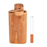 Pulsar Straight Wood Twist Top Dugout - 4" / Cherry - Discreet Smoker